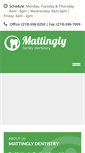 Mobile Screenshot of mattinglyfamilydentistry.com